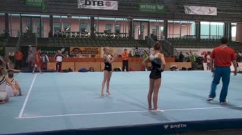 Russia's tiny Polina Fedorova on floor.MPG