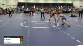 132 lbs Consolation - Andrew Macias, WA vs Jared Weinhaus, NY