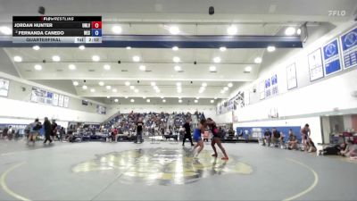 207 lbs Quarterfinal - Jordan Hunter, University Nevada Las Vegas vs Fernanda Canedo, Westcliff University