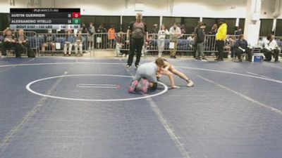 132 lbs Consi Of 64 #2 - Austin Guerrieri, DE vs Alessandro Vitello, GA