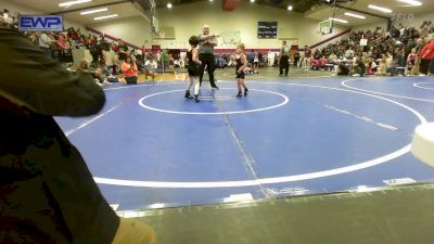 49 lbs Consi Of 4 - Rhys Leach, Sallisaw Takedown Club vs Adam Brummett, Sperry Wrestling Club