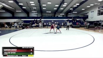 285 lbs 3rd Place Match - Trevor Gitski, Wilkes vs Dawson Bundy, Penn State Unattached