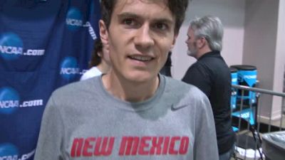 New Mexico's Luke Caldwell talks about the 5K race