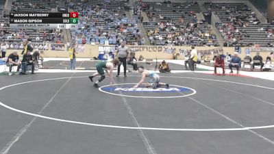 120 lbs 3rd Place Match - Jaxson Mayberry, Union County vs Mason Gipson, South Oldham