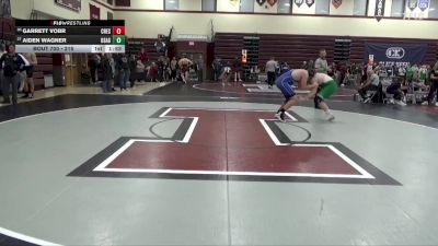 215 lbs Cons. Round 1 - Aiden Wagner, Osage vs Garrett Vobr, Crestwood, Cresco