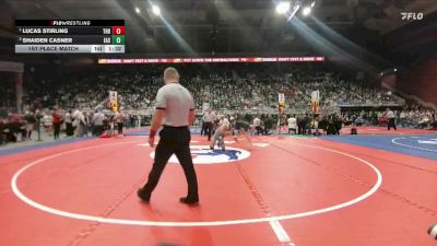 4A-106 lbs 1st Place Match - Lucas Stirling, Thunder Basin vs Shaiden Casner, Cheyenne East