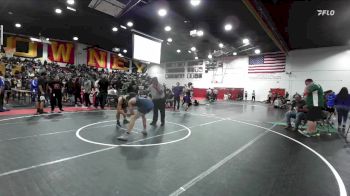 132 lbs Champ. Round 2 - Kiran King, South Torrance vs Gaige Paxton, Chaparral