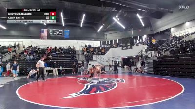 157 lbs Quarterfinal - Keith Smith, Southeast Community College vs Greyson Zellers, Cowley College