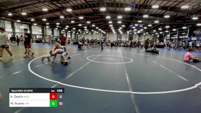 120 lbs Rr Rnd 1 - Kane Desch, Mavericks vs Michael Ruane, Off The Hook - Blue