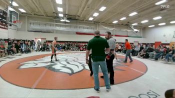 126 lbs Finals (8 Team) - Joses Villalba, Pinedale vs Kade Garcia, Worland High School