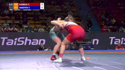 76kg - Yelena Makoyed, USA vs Shauna Kuebeck, CAN