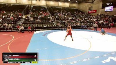 135 lbs Champ. Round 2 - Tristan Rhoads, Union vs Kellen Campbell, Viewmont