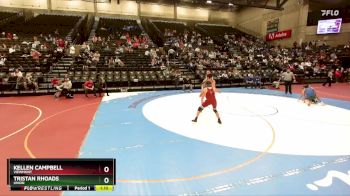 135 lbs Champ. Round 2 - Tristan Rhoads, Union vs Kellen Campbell, Viewmont