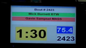 75 lbs D4 FINAL Mick Burnett VS Gavin Sampsel