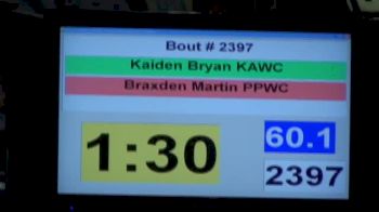 60 lbs D1 FINAL Kaiden Bryan VS Braxden Martin