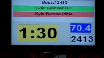 70 lbs D4 FINAL Cole Skinner VS Kyle Rowan