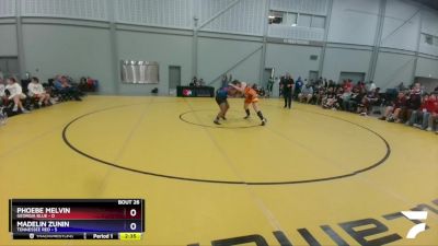 200 lbs 4th Wrestleback (16 Team) - Phoebe Melvin, Georgia Blue vs Madelin Zunin, Tennessee Red