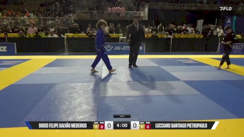 Lucciano Santiago Pietropaulo vs Diogo Felipe Galvão Medeiros 2025 Pan Kids Jiu-Jitsu IBJJF Championship