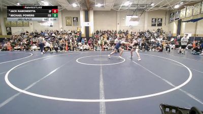 157 lbs 3rd Place - Jack Ramondetta, Bristol-Plymouth vs Michael Powers, Foxborough