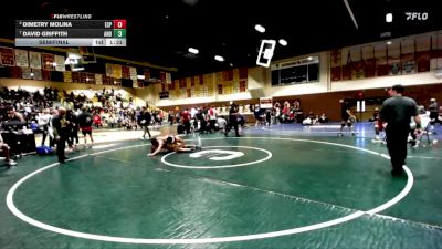 157 lbs Semifinal - Dimetry Molina, Esperanza vs David Griffith, Anderson