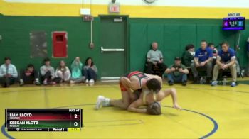 175 lbs Champ. Round 2 - Liam Lloyd, MENTOR vs Keegan Klotz, FINDLAY