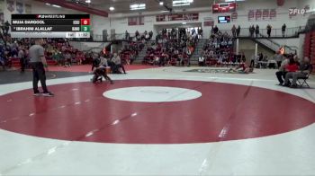 106 lbs Quarterfinal - Muja Dargool, Iowa City, City High (JV) vs Ibrahim Alallaf, Davenport North