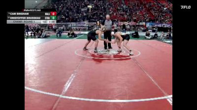 3A 215 lbs Champ. Round 1 - Cam Bingham, Malad vs Kristoffer Brusseau, St. Maries