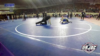 76 lbs Quarterfinal - Matthew Lesher, Mojo Grappling Academy vs Eli Livesay, Blanchard Wrestling Club