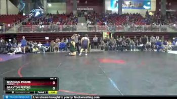 285 lbs Round 2 (3 Team) - Braxton Peters, Lincoln Southwest vs Brandon Moore, Kearney