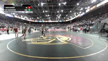 106 lbs Cons. Round 5 - Sam Beerbomb, Mead vs Jake Barzee, West Side