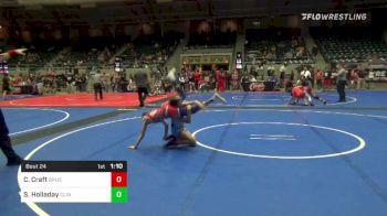 80 lbs Semifinal - Cason Craft, Brushy Wrestling Club vs Sonny Holladay, Clinton Youth Wrestling