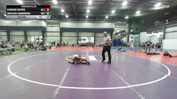 109 lbs Rr Rnd 3 - Carson Raper, NC United - BHS vs Waylon Anderson, Virginia Team Predator - BHS