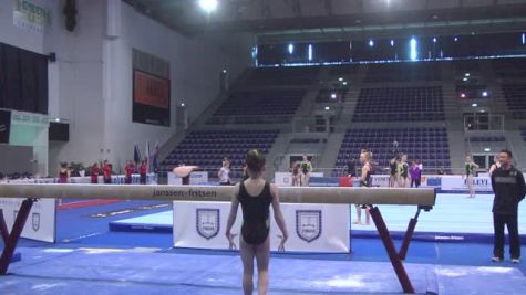 Another nice beam set from Norah Flatley, Day 2 Jesolo Training