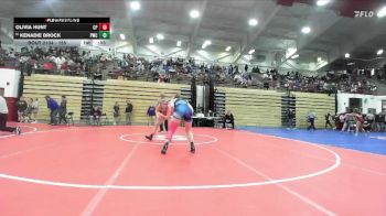 155 lbs Cons. Round 1 - Kenadie Brock, Patriots Wrestling Club vs Olivia Hunt, Crown Point