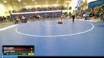 132 lbs Semifinal - Ryder Sheen, Buhl vs Dax Larsen, Coeur D Alene