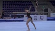 Maddie Desch Sticks Arabian Dbl Front in Full Floor Routine, Day 2 Jesolo Training