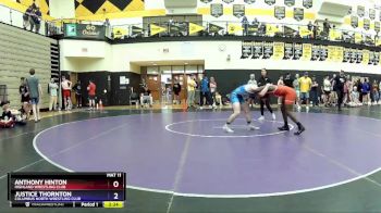 144 lbs Quarterfinal - Anthony Hinton, Highland Wrestling Club vs Justice Thornton, Columbus North Wrestling Club