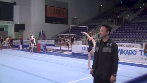 Gaskins Upgrades Third Pass on Floor, Day 2 Jesolo Training