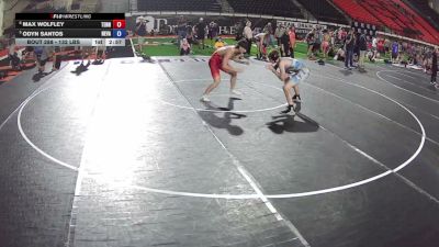 157 lbs Cons. Quarters - Max Wolfley, Tennessee vs Odyn Santos, Nevada