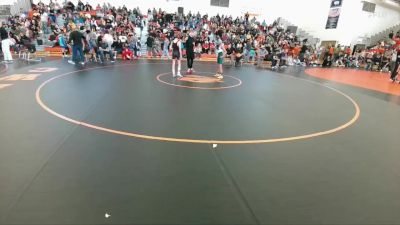 84 lbs Semifinal - Tristen McCabe, Lander Middle School vs Paele Rapp, Powell Middle School