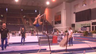 Italy Senior Elisa Meneghini on Bars, Day 3 Jesolo Training
