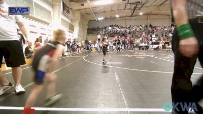 40 lbs Quarterfinal - Aeryn Jackson, Locust Grove Youth Wrestling vs Captain Bay, Sperry Wrestling Club