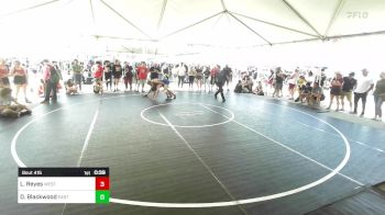 157 lbs Consi Of 32 #2 - Luke Reyes, WestValley vs Dylan Blackwood, East County WC