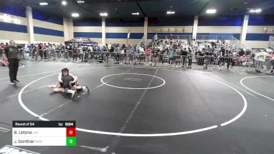 120 lbs Round Of 64 - Balam Letona, Live Oak Wrestling vs Jp Gonthier, Reign WC