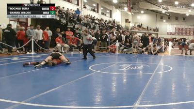 157 lbs Quarterfinal - Rochild Edma, East Longmeadow vs Samuel Wilcox, Marlborough