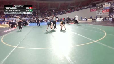 5A Boys 132 lbs Cons. Semi - Billy Jackson, Redmond Boys vs Tyler Bloomfield, West Albany Boys