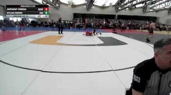 134-H lbs Round Of 32 - Anthony Pineda, Orchard South WC vs Dylan Hersh, Edge Wrestling