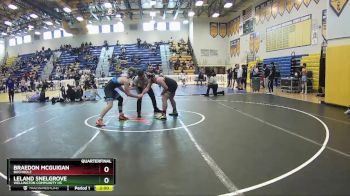 190 Blue Quarterfinal - Braedon McGuigan, Buchholz vs Leland Snelgrove, Wellington Community Hs