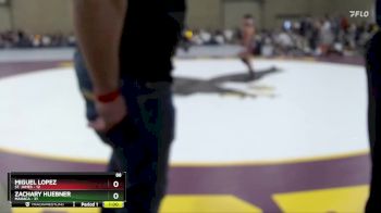 88 lbs Semis (4 Team) - Miguel Lopez, St. James vs Zachary Huebner, MAHACA