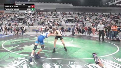 88 lbs Quarters - Jason Blevins, Punisher Wrestling Company vs Andrew Wiehle, Mat Demon Wrestling Club